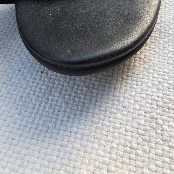 Fit flop Glitzy black sandals Lottie Back Strap Wedge - Picture 4 of 6